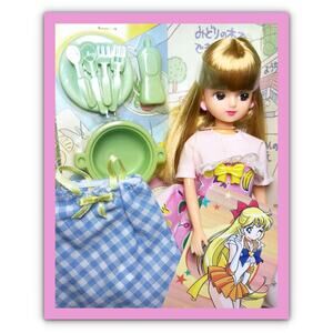 Vtg 1987 Takara Japan 4th Generation Licca Licca-chan Cooking Kitchen Set Jenny